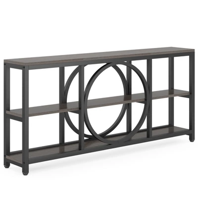 Tribesigns 70.9 Inches 3-Tier Extra Long Console Table 9 Tribesigns 70.9 Inches 3-Tier Extra Long Console Table - Image 9