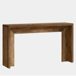 Tribesigns 55.12" Farmhouse Console Table, Narrow Wooden Sofa Table For Entryway, Hallway, Living Room, Foyer