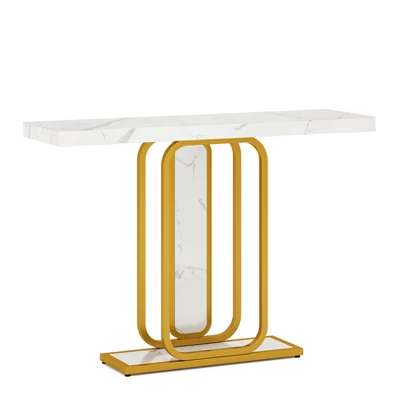 Tribesigns Modern Console Table With LED Lights, 41.33" Entryway Table 5 Tribesigns Modern Console Table With LED Lights, 41.33" Entryway Table - Image 5