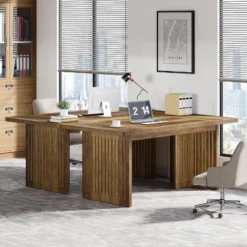 Tribesigns 63-Inch Executive Desk, Large Computer Desk, Modern Study Writing Table Workstation Business Furniture For Home Office -Tribesigns Sales Store GUEST fafe1ed0 e0a3 46e2 a8d8 39ba5ebef99f