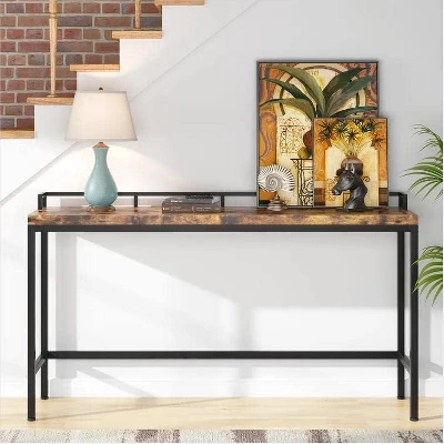 Tribesigns 70.9" Long Sofa Table, Narrow Entryway Console Table For Living Room 2 Tribesigns 70.9" Long Sofa Table, Narrow Entryway Console Table For Living Room - Image 2