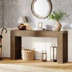 Tribesigns 59-Inch Console Table For Living Room