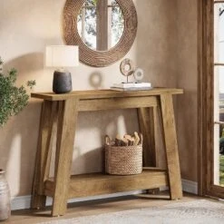 Tribesigns 41.3" Wood Console Table, 2-Tier Entryway Table With Storage, Sofa Table Behind Couch For Living Room, Hallway, Foyer -Tribesigns Sales Store GUEST ff1f2ddc 7a8d 4aab a64f 54fc90765ffd