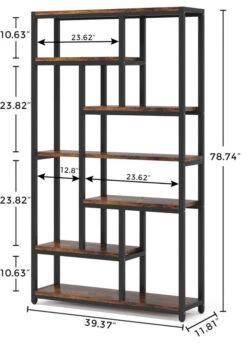 Tribesigns Vintage Bookcase, Storage Shelves Display Shelves Organizer -Tribesigns Sales Store ab7d4027 19e5 48dd af4c c177cc598ee5