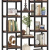 Tribesigns Industrial 6-Tier Bookshelf, 70.9" Tall Bookcase, Brown