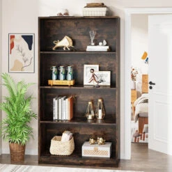 Tribesigns Bookshelf 9 Tier Bookcases, Display Shelf Storage Cabinet Organizer, Rustic Brown 11 Tribesigns Bookshelf 9 Tier Bookcases, Display Shelf Storage Cabinet Organizer, Rustic Brown -Tribesigns Sales Store aec2b7f0 7b9c 4615 b7e8 52f82c2d024e