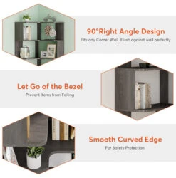 Tribesigns Corner Bookcase, L-Shaped Bookshelf, Book Shelf, Display Shelves 15 Tribesigns Corner Bookcase, L-Shaped Bookshelf, Book Shelf, Display Shelves -Tribesigns Sales Store b4d0f8c0 5dfc 4f99 9078 513addc7b7fc