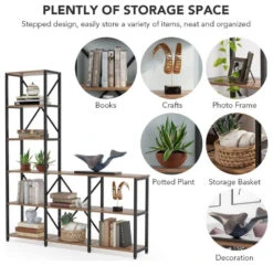 Tribesigns Bookshelves, Ladder Corner Etagere Bookcase, Storage Organizer 19 Tribesigns Bookshelves, Ladder Corner Etagere Bookcase, Storage Organizer -Tribesigns Sales Store b5739b15 4edf 4efe 84db c0b348ddd929