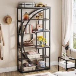 Tribesigns 70.8" 5-Tier Tall Bookshelf With 8 Open Storage Shelves, Gray 14 Tribesigns 70.8" 5-Tier Tall Bookshelf With 8 Open Storage Shelves, Gray -Tribesigns Sales Store be3d0297 4673 4edb b98f 0387970147ed