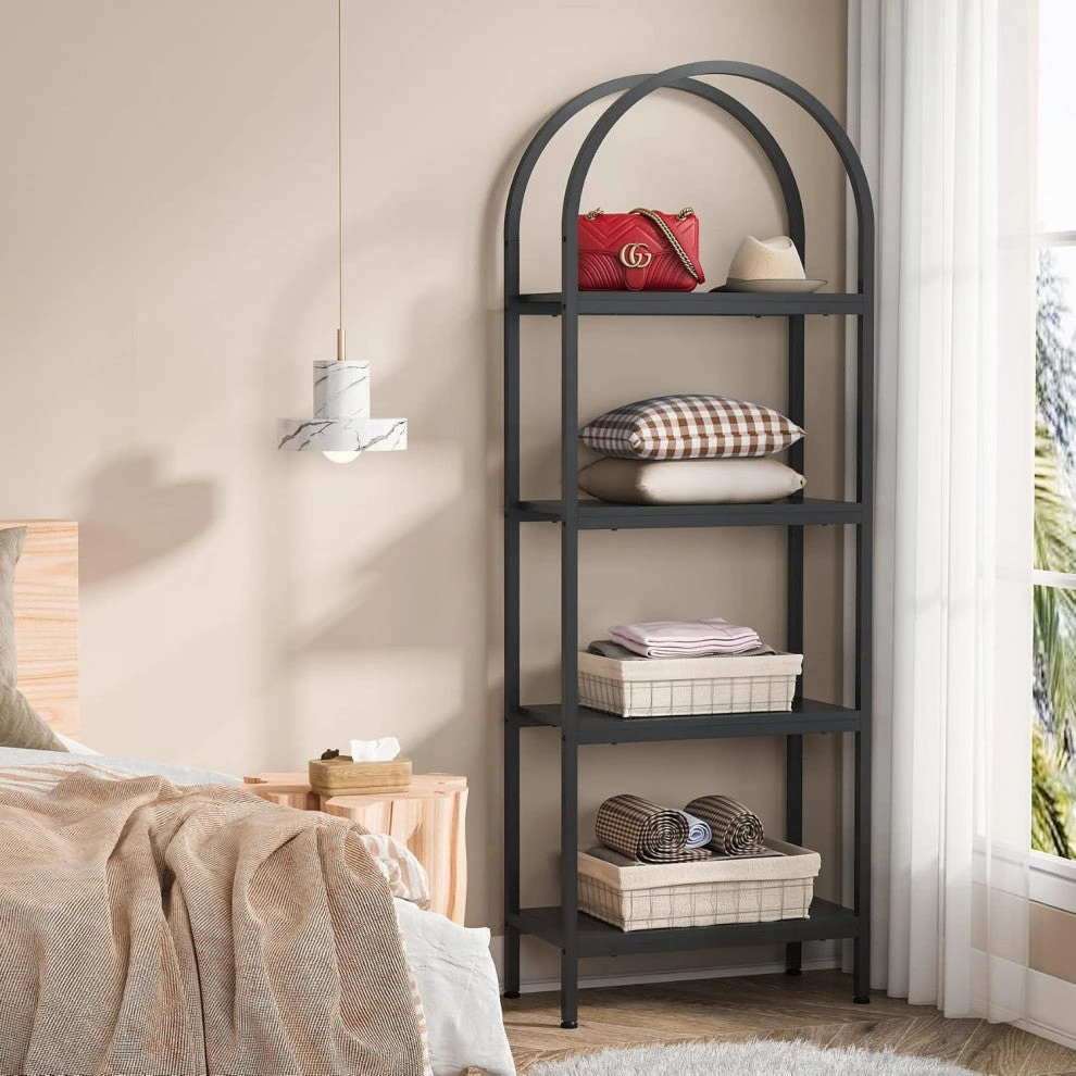 Tribesigns 70.9" 4-tier Modern Wood Open Bookshelf 5 Tribesigns 70.9" 4-tier Modern Wood Open Bookshelf - Image 5