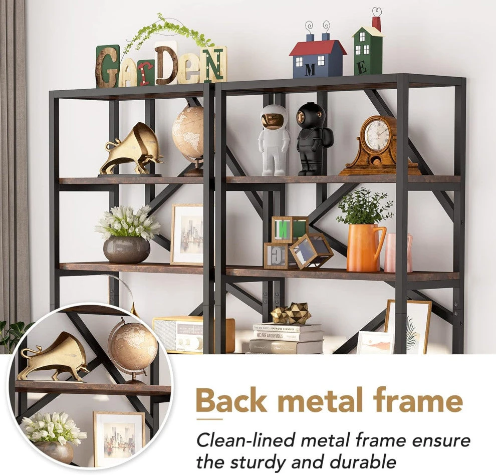 Tribesigns 71 Inch Bookshelf, Bookcase, Open BookShelves Storage Display Shelf 8 Tribesigns 71 Inch Bookshelf, Bookcase, Open BookShelves Storage Display Shelf - Image 8