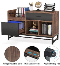 Tribesigns Rustic File Cabinet With 2 Drawers -Tribesigns Sales Store d487b59b bc09 4752 86e1 513970e54cdf