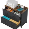 Tribesigns 2-Drawer File Cabinet, Wood Filing Cabinet, Home Office File Cabinet