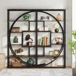 Tribesigns 70.8" 5-Tier Tall Bookshelf With 8 Open Storage Shelves, Brown -Tribesigns Sales Store e5daf376 1762 4c85 8156 f0af2d7945d5