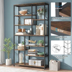 Tribesigns 79 Inches Tall Bookshelf Bookcase, 8-Tier Shelving Unit Display Shelf -Tribesigns Sales Store ecc592d9 b003 4409 b467 d42f2a4fb741
