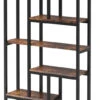 Tribesigns 79" 7-Tier 10-Shelf Open Storage Shelves For Home Office, Brown