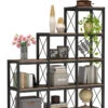 9 Cubes Stepped Etagere Bookcase