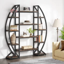 Tribesigns Oval 5 Tiers Etagere Bookcase 12 Tribesigns Oval 5 Tiers Etagere Bookcase -Tribesigns Sales Store f8d65094 9b7c 4ce7 95d1 74b6ba90f063