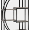 Tribesigns 70.8" 5-Tier Tall Bookshelf With 8 Open Storage Shelves, Gray
